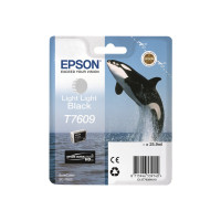 Produktbild för Epson T7609 - light light black - original - bläckpatron