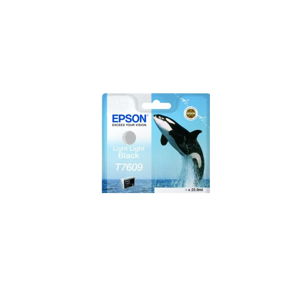 Produktbild för Epson T7609 - light light black - original - bläckpatron