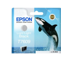 Produktbild för Epson T7609 - light light black - original - bläckpatron
