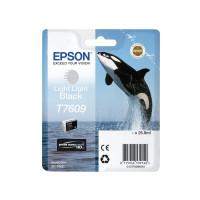 Produktbild för Epson T7609 - light light black - original - bläckpatron