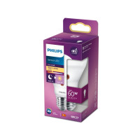 Produktbild för Philips Sensor LED - LED-glödlampa - form: A60 - glaserad finish - E27 - 7.5 W - varmt vitt ljus - 2700 K
