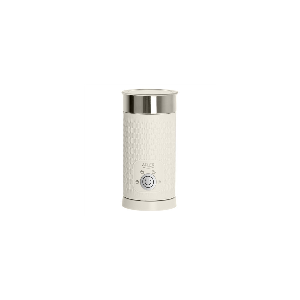 Produktbild för Adler AD 4495, Automatisk mjölkskummare/värmare, Beige, 130...