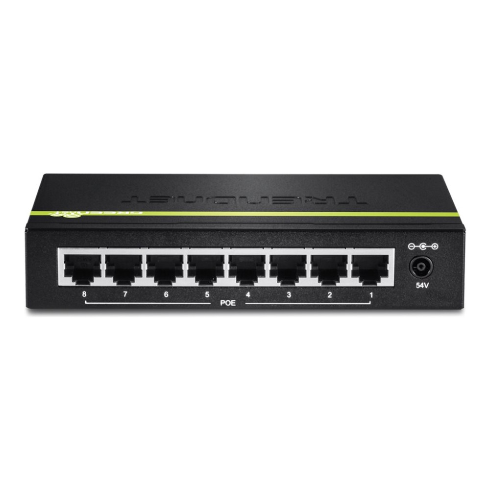 Produktbild för TRENDnet TPE TG80G GREENnet PoE+ Switch - switch - 8 portar - TAA-kompatibel