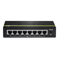 Produktbild för TRENDnet TPE TG80G GREENnet PoE+ Switch - switch - 8 portar - TAA-kompatibel