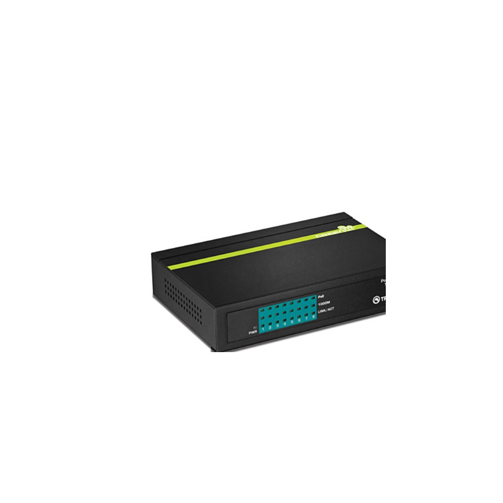Produktbild för TRENDnet TPE TG80G GREENnet PoE+ Switch - switch - 8 portar - TAA-kompatibel