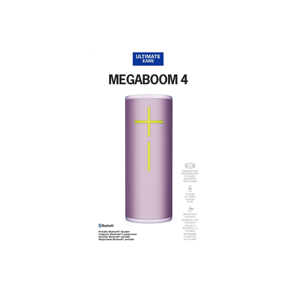 Produktbild för Ultimate Ears MEGABOOM 4 - högtalare - för bärbar användning - trådlös