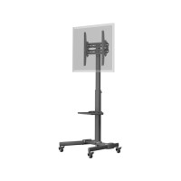 Produktbild för Goobay 59507, Multimediastativ, Svart, Stål, 35 kg, 94 cm (3...