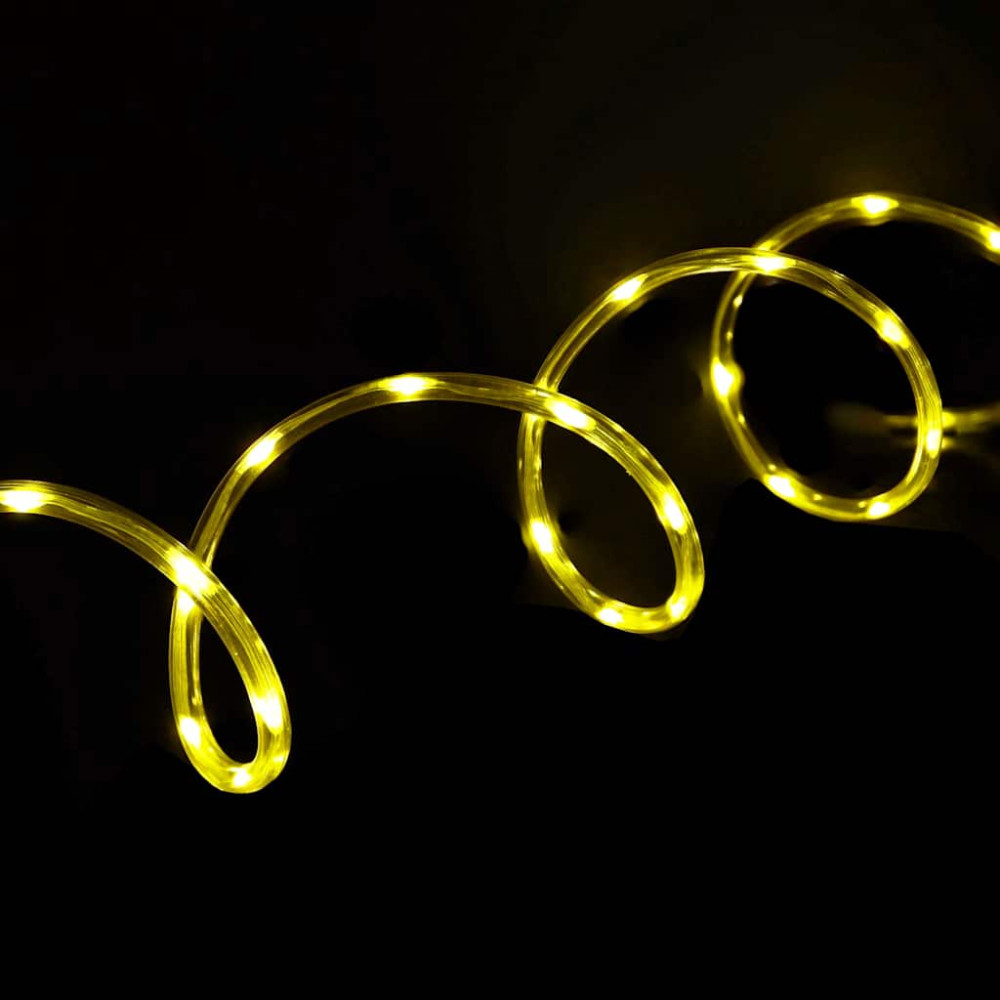 Produktbild för Ljuslina med 2400 LED-lampor Varmvit 100 m PVC
