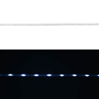 Produktbild för Ljuslina med 2400 LED-lampor Kall Vit 100 m PVC