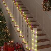 Produktbild för Ljuslina med 2400 LED-lampor Flerfärgsdesign 100 m PVC