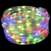 Produktbild för Ljuslina med 2400 LED-lampor Flerfärgsdesign 100 m PVC