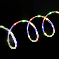 Produktbild för Ljuslina med 2400 LED-lampor Flerfärgsdesign 100 m PVC