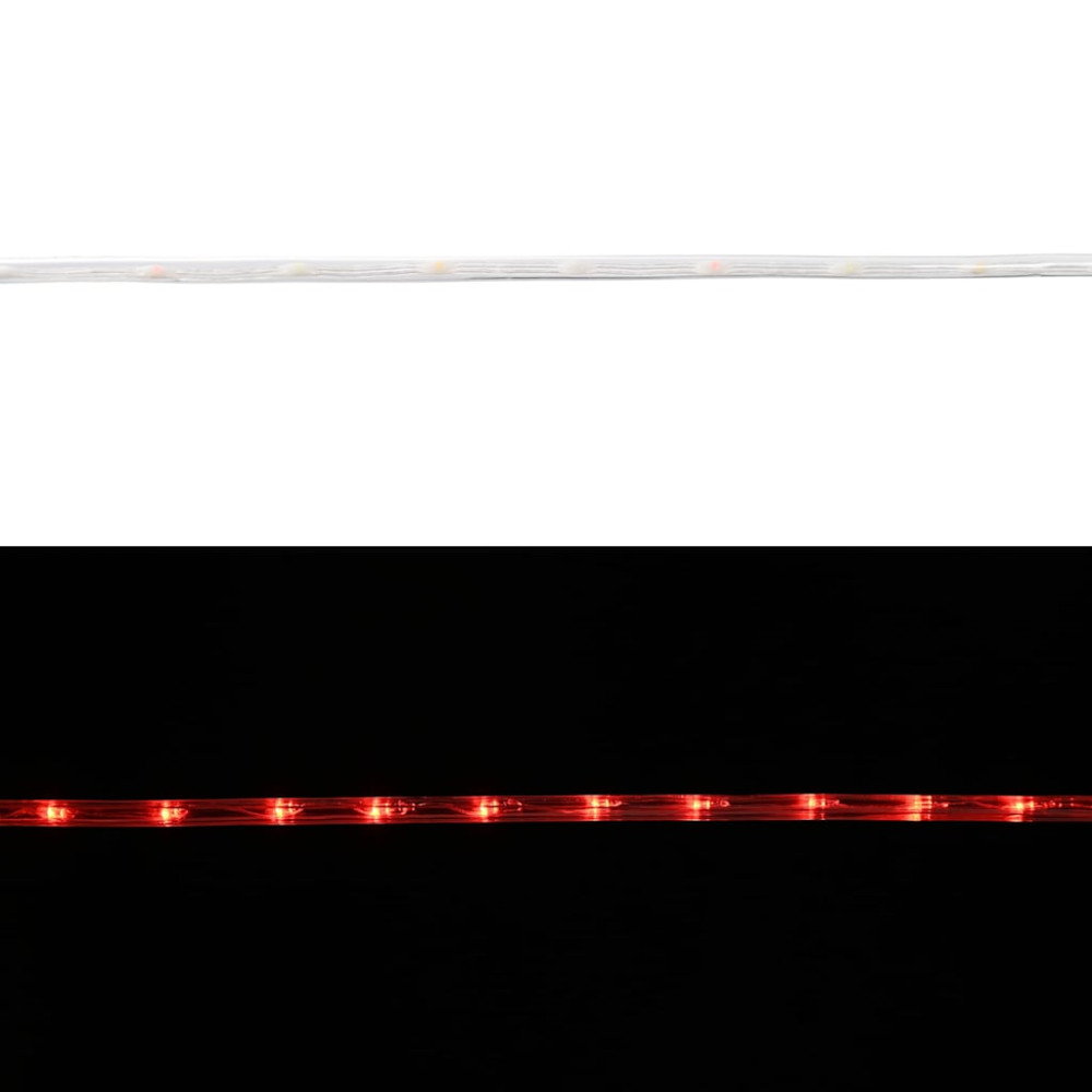 Produktbild för Ljuslina med 2400 LED-lampor Röd 100 m PVC