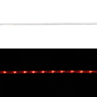 Produktbild för Ljuslina med 2400 LED-lampor Röd 100 m PVC