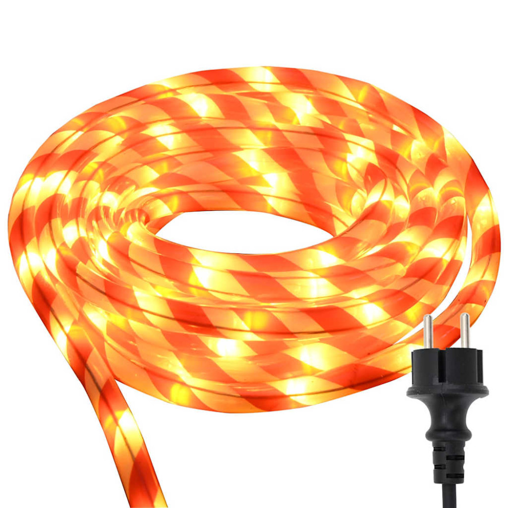 Produktbild för Ljuslina med 2400 LED-lampor Varmvit 100 m PVC