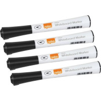 Produktbild för Nobo Glide whiteboardpenna med fin spets 1 mm, svart