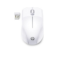 Produktbild för HP 220 - mus - 2.4 GHz - snövit