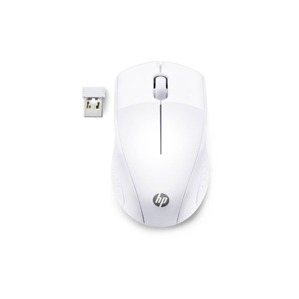 Produktbild för HP 220 - mus - 2.4 GHz - snövit