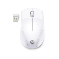 Produktbild för HP 220 - mus - 2.4 GHz - snövit