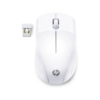 Produktbild för HP 220 - mus - 2.4 GHz - snövit
