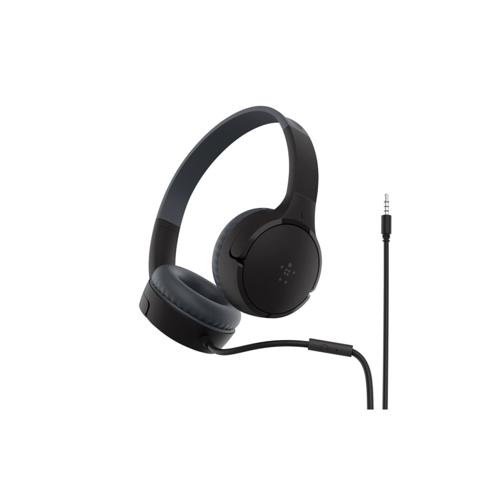 Produktbild för Belkin SoundForm Mini - hörlurar med mikrofon - 3,5 mm kontakt