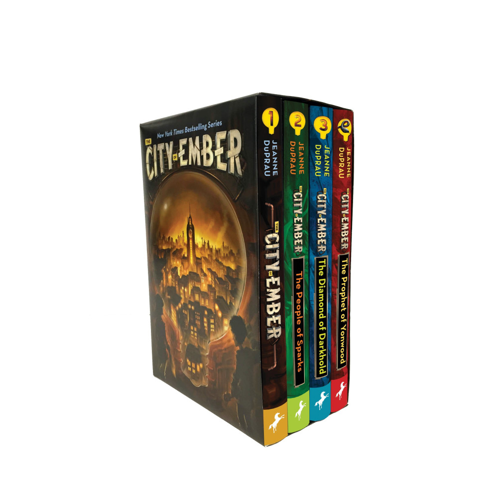 Produktbild för The City of Ember Complete Boxed Set: The City of Ember; The People of Sparks; The Diamond of Darkhold; The Prophet of Yonwood (häftad, eng)