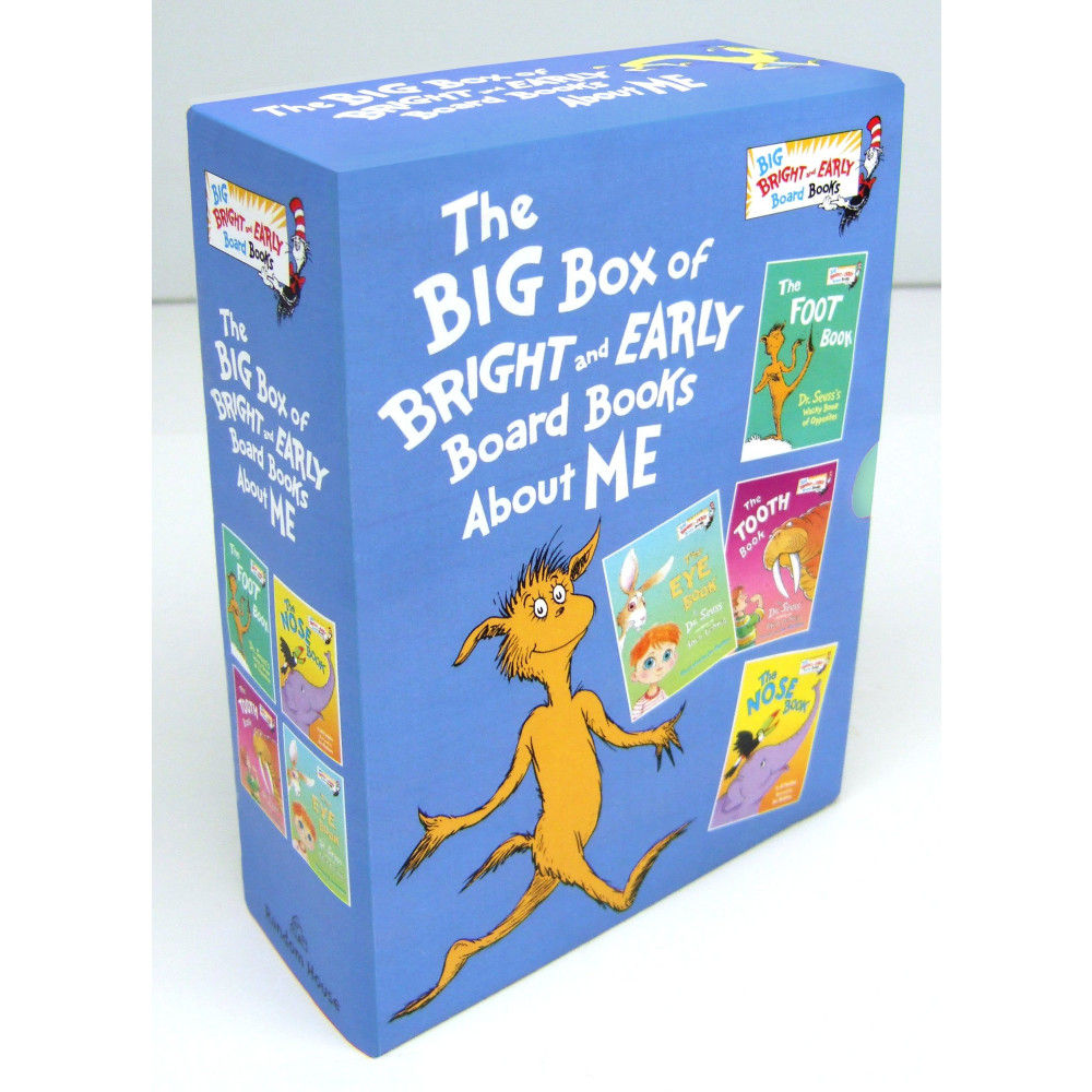 Produktbild för The Big Boxed Set of Bright and Early Board Books About Me: The Foot Book; The Eye Book; The Tooth Book; The Nose Book (bok, board book, eng)