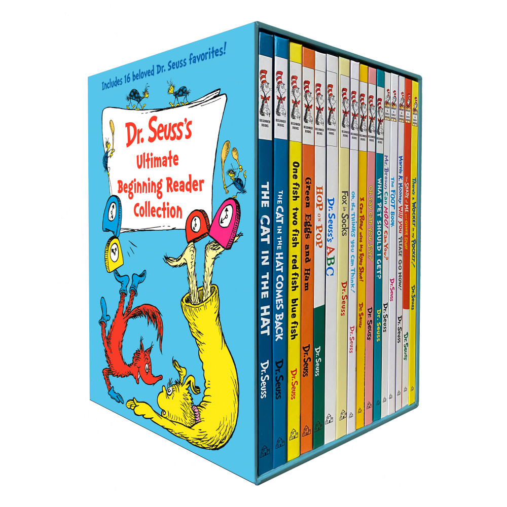 Produktbild för Dr. Seuss's Ultimate Beginning Reader Boxed Set Collection: Includes 16 Beginner Books and Bright & Early Books (inbunden, eng)
