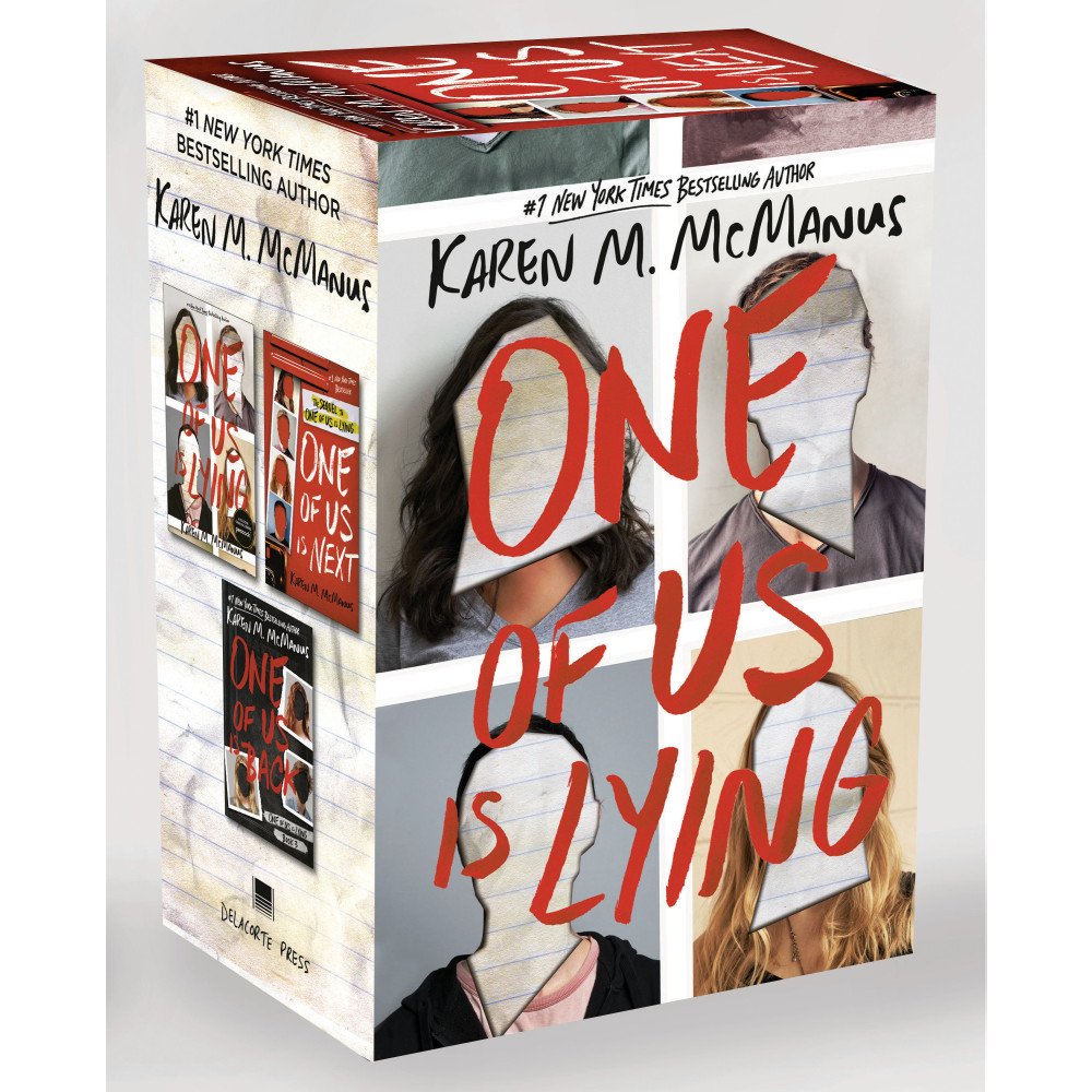 Produktbild för One of Us Is Lying Series Boxed Set: One of Us Is Lying; One of Us Is Next; One of Us Is Back (inbunden, eng)
