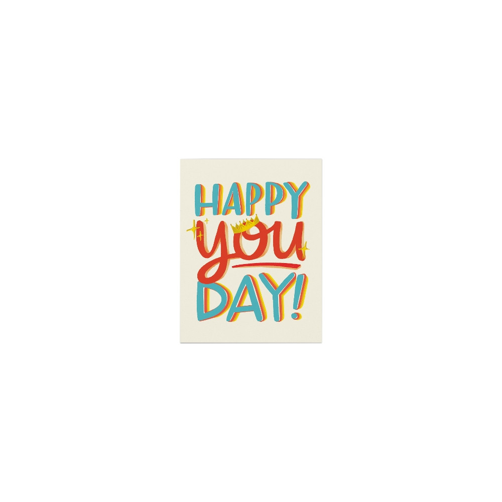 Produktbild för 6-Pack Em & Friends Happy You Day Card