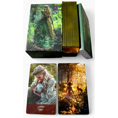 Elly Forfot Djuren viskar – Svensk Tarot- och Orakelkortlek av Nya insikter tarot