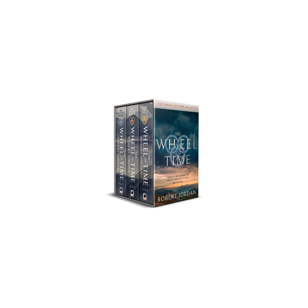 Produktbild för The Wheel of Time Box Set 2: Books 4-6 (The Shadow Rising, Fires of Heaven and Lord of Chaos) (häftad, eng)