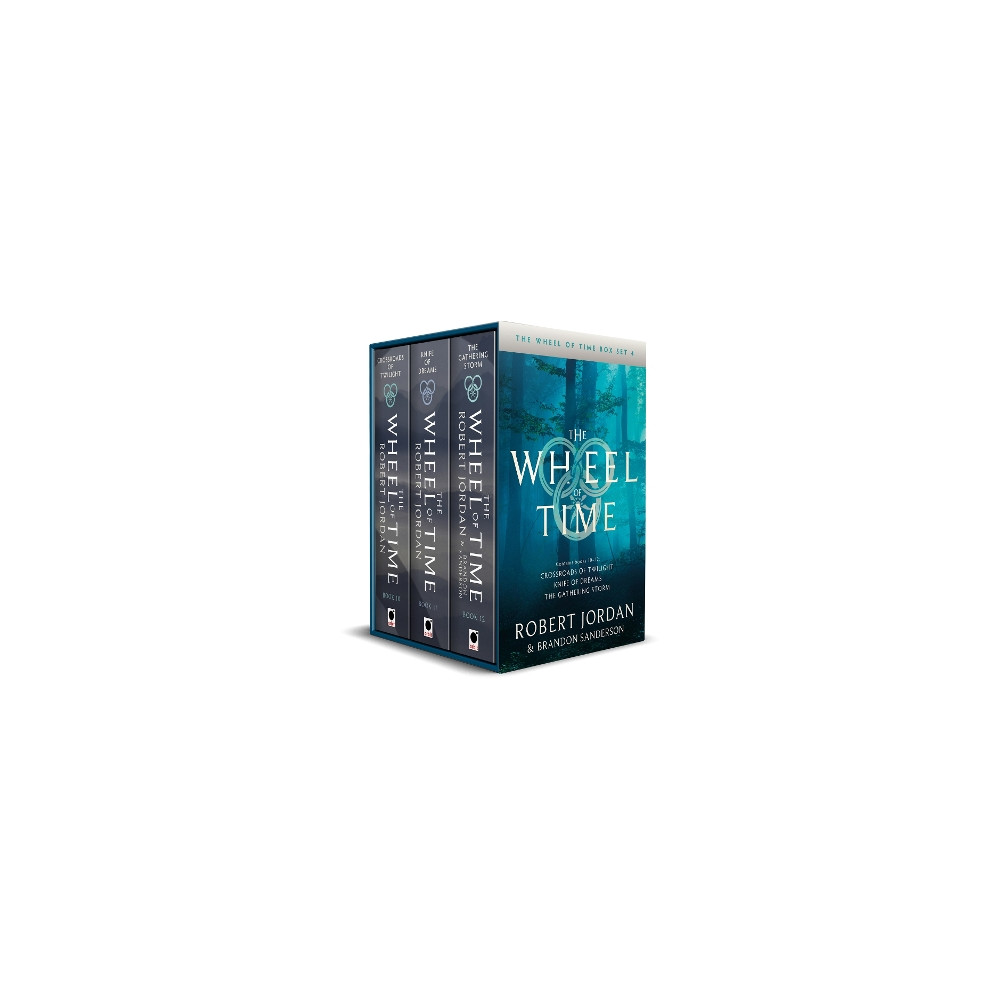 Produktbild för The Wheel of Time Box Set 4: Books 10-12 (Crossroads of Twilight, Knife of Dreams, The Gathering Storm) (häftad, eng)