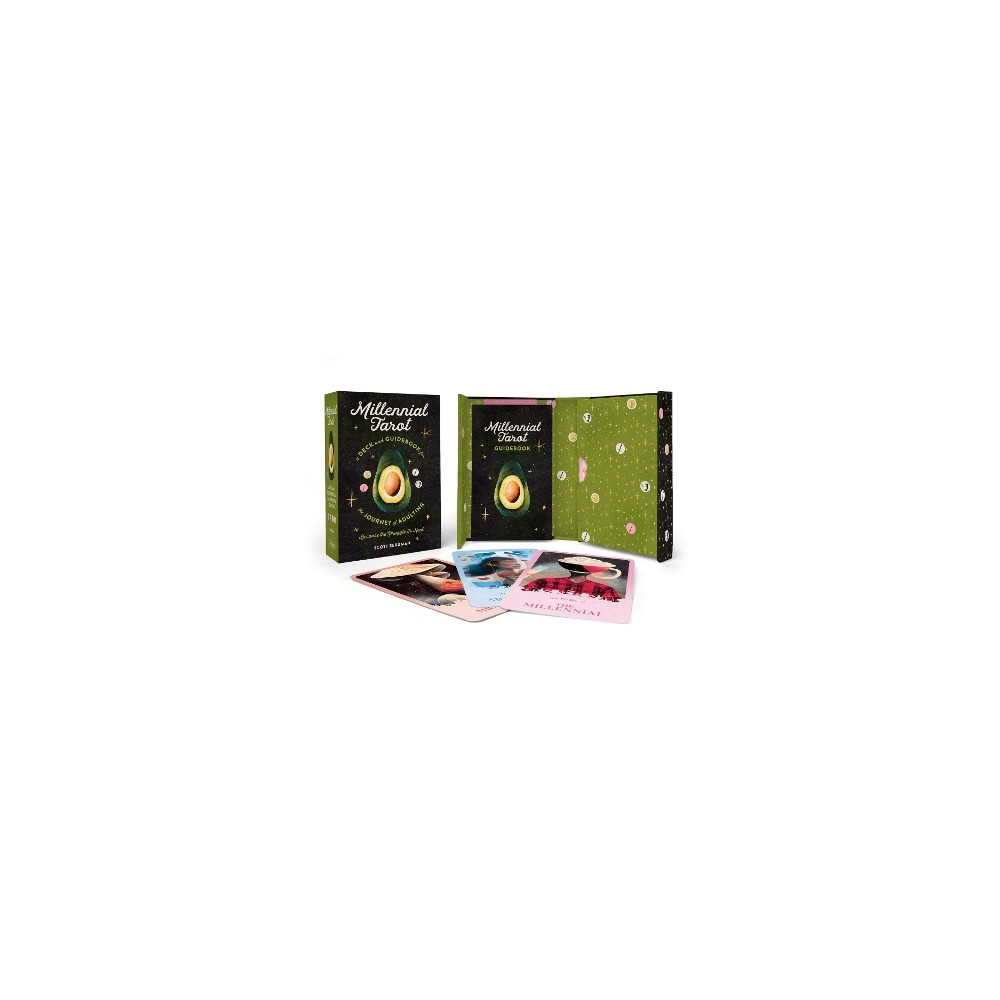 Produktbild för Millennial Tarot: A Deck and Guidebook for the Journey of Adulting (Because the Struggle is Real)