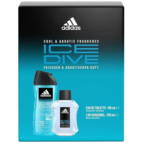 Adidas Giftset Adidas Ice Dive Edt 100ml + Shower Gel 250ml