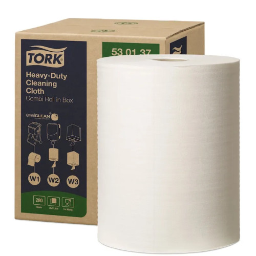 TORK Tork Premium Multipurpose Cloth 530 - rengöringsdukar - 280 ark - vit