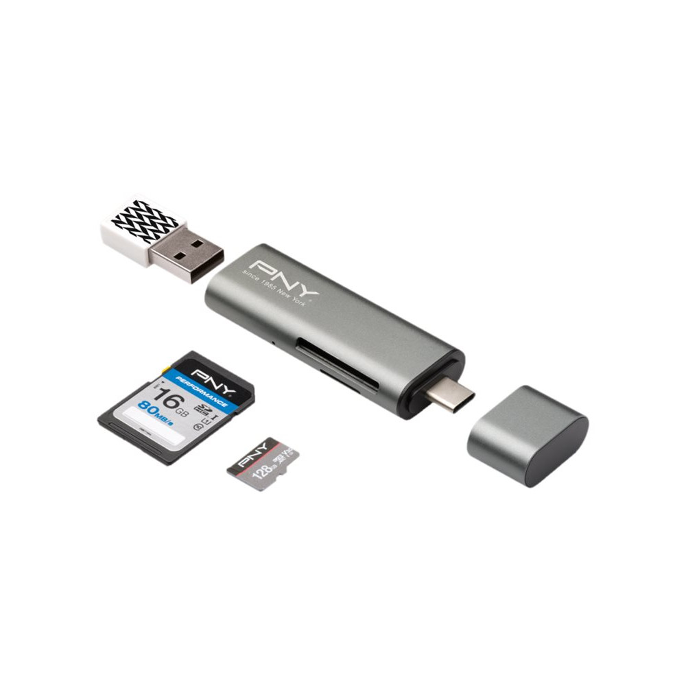 Produktbild för PNY kortläsare - USB-C