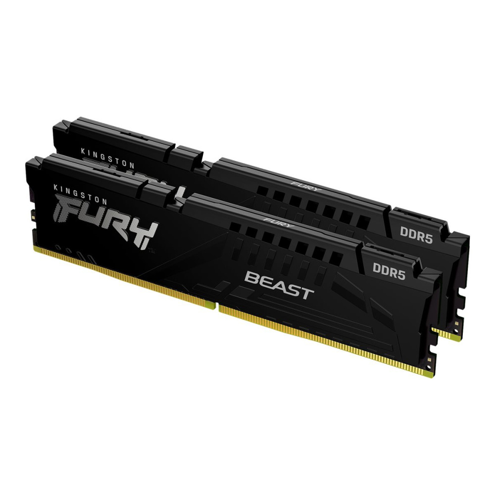 Produktbild för Kingston FURY Beast - DDR5 - sats - 16 GB: 2 x 8 GB - DIMM 288-pin / PC5-48000 - ej buffrad