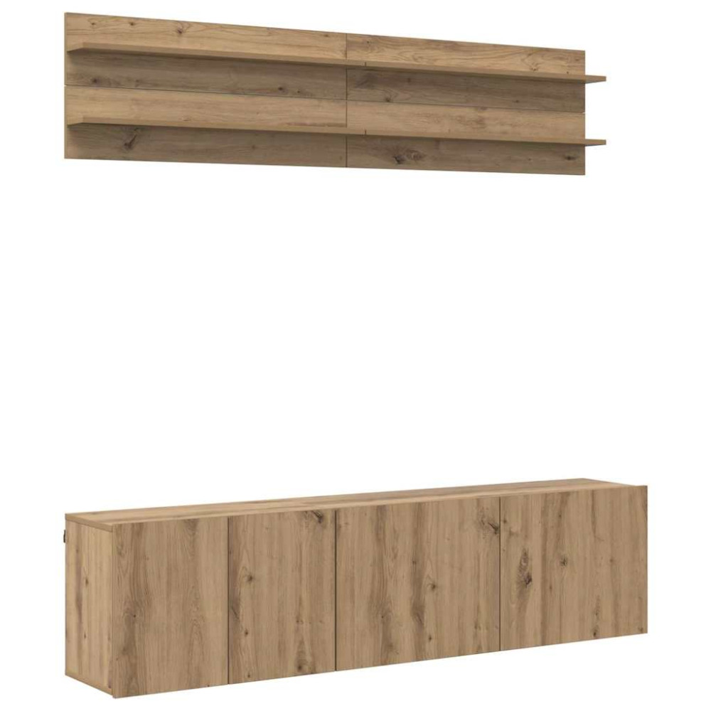 Produktbild för TV Enheter 6 pcs artisan ek Konstruerat trä