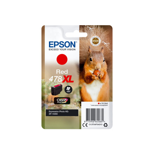 EPSON Epson 478XL - hög kapacitet - röd - original - bläckpatron
