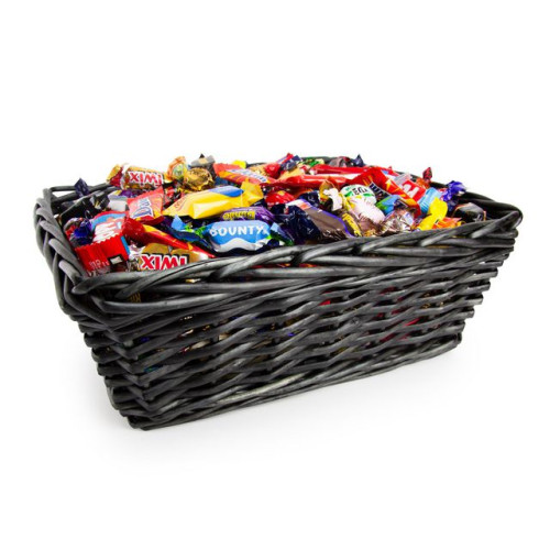 KARAMELLO Godis Presentkorg svart inlaget 3,5kg - Godis