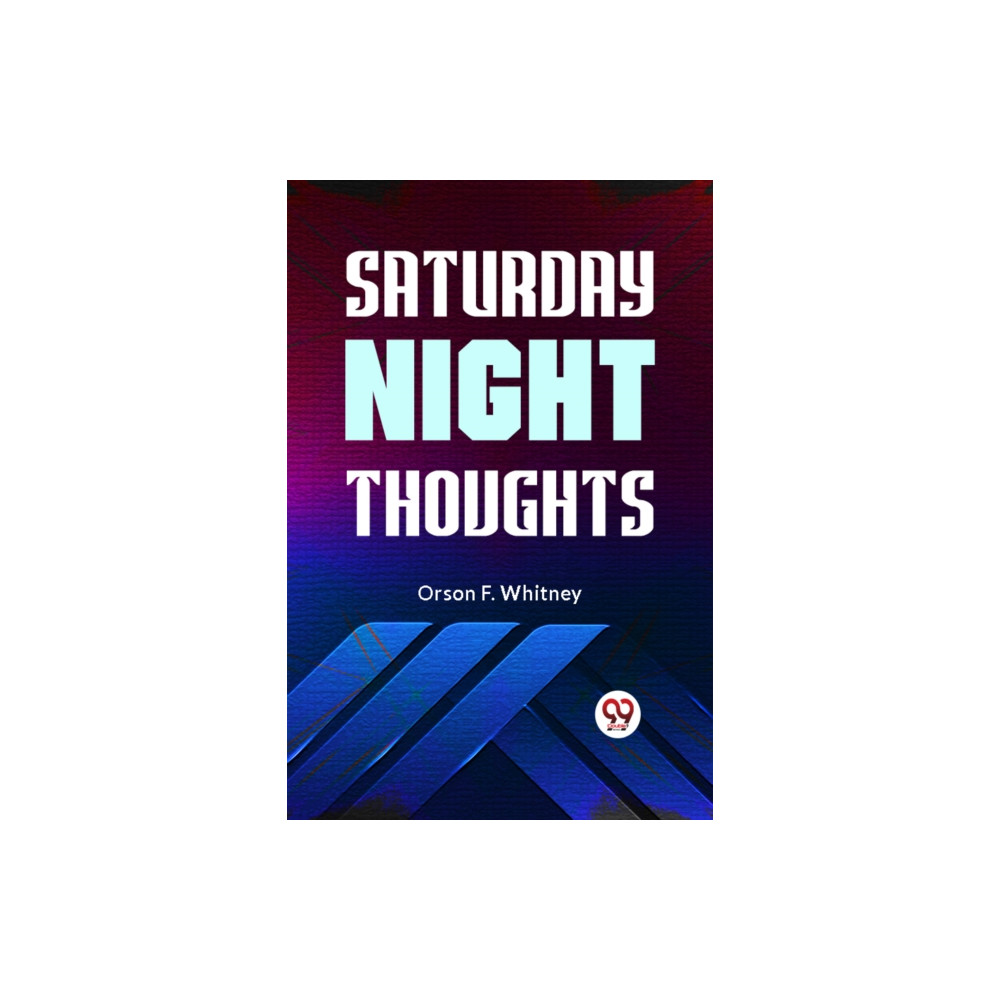Produktbild för Saturday Night Thoughts (häftad, eng)