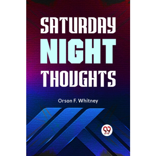 Double 9 Books LLP Saturday Night Thoughts (häftad, eng)