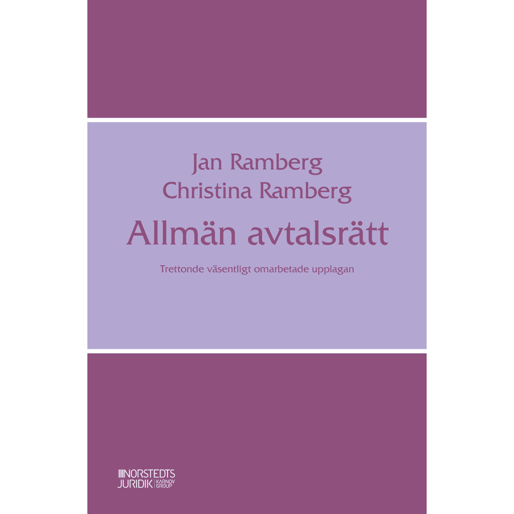 Produktbild för Allmän avtalsrätt (häftad)