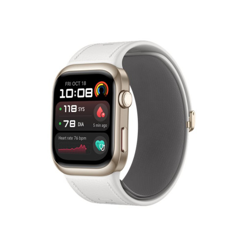 Huawei Technologies Huawei Watch D2 - guld aluminiumlegering - smart klocka med rem - vit