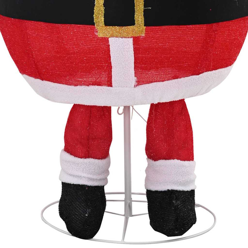 Produktbild för Jultomte med 200 LED-lampor Varmvit 100 x 180 cm tyg