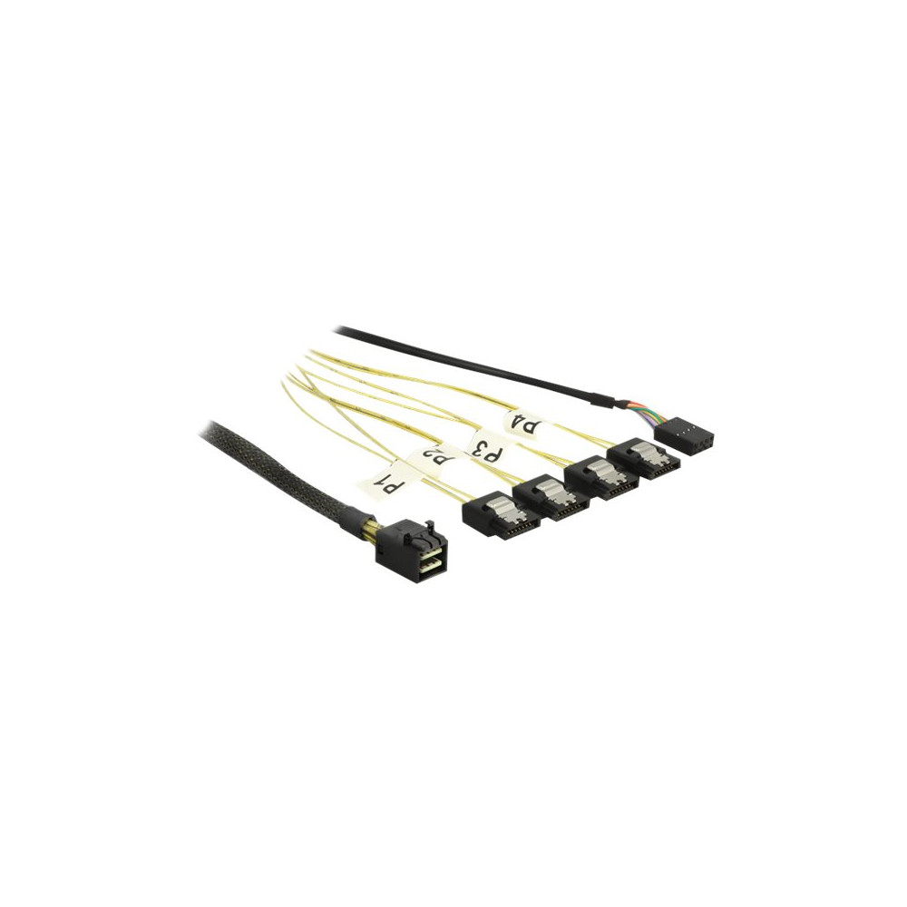 Produktbild för Delock SATA/SAS-kabel - 50 cm