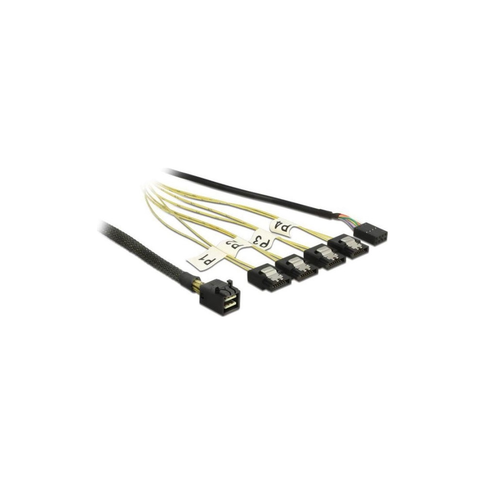 Produktbild för Delock SATA/SAS-kabel - 50 cm
