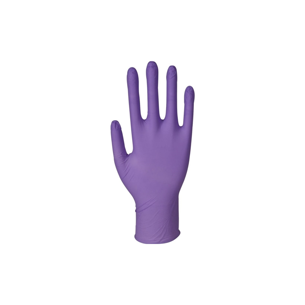 Produktbild för Abena - handskar - extra large - nitrilgummi - lila (paket om 100)