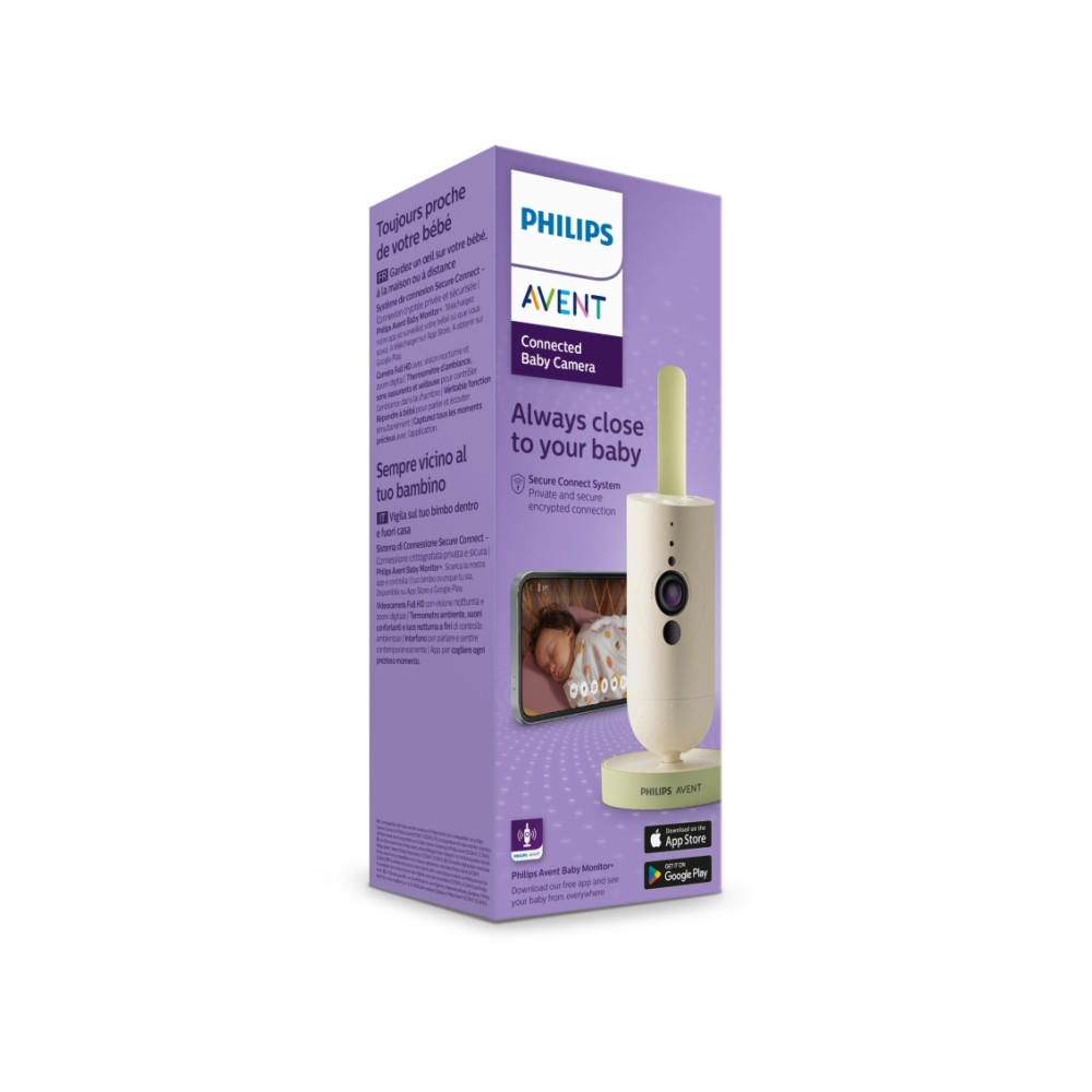 Produktbild för Philips AVENT SCD643 - babyövervakningskamera - trådlös (802.11b, 802.11g, 802.11n)
